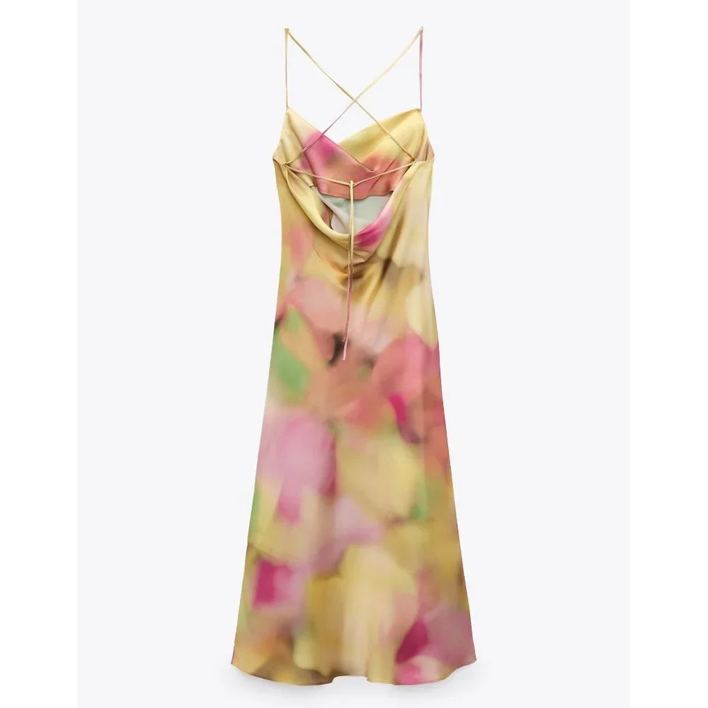 Zara Tie Dye Slip Dress - Picture 11 of 16